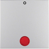Berker 16241404 Wippe mit roter Linse und Aufdruck 0 S.1/B.3/B.7 alu. matt
