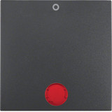Berker 16241606 Wippe mit roter Linse und Aufdruck 0 S.1/B.3/B.7 anthrazit. matt