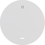 Berker 16242089 Wippe mit klarer Linse und Aufdruck 0 R.1/R.3 polarweiß. glänzend