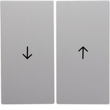 Berker 16251909 Wippe 2fach mit Aufdruck Symbol Pfeil S.1/B.3/B.7 polarweiß. matt