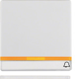 Berker 16286079 Wippe mit 2 beiliegenden Linsen und Beschriftungsfeld Q.x polarweiß. samt