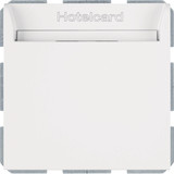 Berker 16408999 Relais-Schalter m. Zentralstück f. Hotelcard Berker S.1/B.3/B.7 polarweiß glänz.