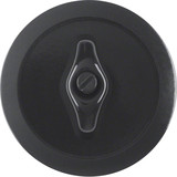 Berker 164701 Zentralstück mit Knebel Serie 1930. schwarz glänzend