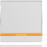 Berker 16966089 Wippe mit 2 beiliegenden Linsen und großem Beschriftungsfeld Q.x polarweiß. samt