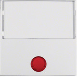 Berker 16968989 Wippe m. Beschriftungsf. Groß u. 5 beilieg. Linsen S.1/B.3/B.7 polarweiß glänz.