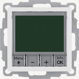 Berker 20441909 Temperaturregler. Schließer. m. Z.-Stk..zeitgest. S.1/B.3/B.7 polarweiß.matt