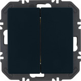 Berker 24126036 Friends of Hue Tasten mit Wippe 2fach. Q.x. anthrazit samt