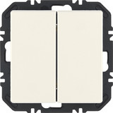 Berker 24126039 Friends of Hue Tasten mit Wippe 2fach. Q.x. polarweiß samt