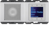 Berker 29807003 Radio Touch mit Lautsprecher DAB+ K.x alu