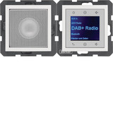 Berker 29808989 Radio Touch mit Lautsprecher DAB+ S.1/B.x polarweiss glänzend