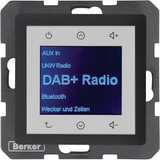 Berker 29846086 Radio Touch UP DAB+ Q.x anthrazit samt