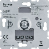 Berker 2998 DALI Drehpotenziometer Tunable white mit Netzteil. Softrastung. Lichtsteuerung