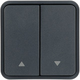 Berker 30653565 Wippe 2fach für Taster-BA.Bedruckung 2 Pfeile rechts/links.grau