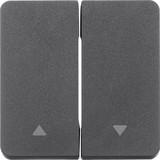 Berker 30753535 Wippe 2fach mit Aufdruck Symbol Pfeil W.1 grau LT