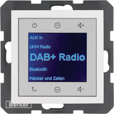 Berker 30848989 Radio Touch UP DAB+. Bluetooth S.1/B.x polarweiß glänzend