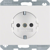 Berker 41357009 Steckdose Schuko mit erhöhtem Berührungsschutz K.1 polarweiß. glänzend