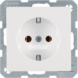Berker 41436089 Steckdose Schuko Q.x polarweiß. samt