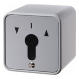 Berker 4462 Jalousie-Schlüsselschalter Ap für Profil-Halbzylinder Druckguss IP44