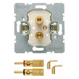 Berker 450502 Lautsprecher-Steckdose High End Modul-Einsätze