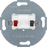 Berker 457209 Lautsprecher-Anschlussdose Modul-Einsätze polarweiß. matt