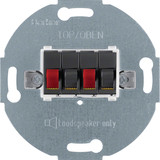 Berker 457305 Stereo-Lautsprecher-Anschlussdose Modul-Einsätze anthrazit. matt