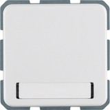 Berker 471909 Steckdose Schuko mit Klappd. u. Beschriftungsf. wg Up IP44 polarweiß glänzend