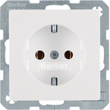 Berker 47436089 Steckdose Schuko Q.x polarweiß. samt