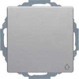 Berker 47446084 Steckdose Schuko mit Klappdeckel u. erh.BS Q.x alu samt. lackiert