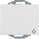 Berker 47477109 Steckdose Schuko mit Klappdeckel u. erh.BS K.1 polarweiß glänzend