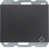 Berker 47517206 Steckdose Schuko mit selbstschl. Klappdeckel u. erh.BS K.1 anthrazit. matt