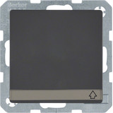 Berker 47526086 Steckdose Schuko mit Klappdeckel. BSF u. erh.BS Q.x anthrazit. samt