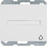 Berker 47527109 Steckdose Schuko mit Klappdeckel. BSF und erh.BS K.1 polarweiß glänzend