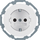 Berker 47552089 Steckdose Schuko m. erhöhtem Berührungsschutz Serie R.Classic polarweiß.glänzend