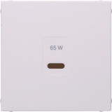 Berker 48601909 Zentralstück für USB S.1. polarweiß matt