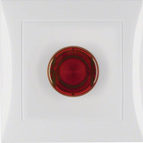 Berker 51018989 Treppenhaustaster E10 komplett S.1 polarweiß. glänzend