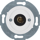 Berker 5104 Drucktaster u. Lichtsignal E10 mit Z.-Stk. 1930/Glas/Palazzo polarweiß. glänzend