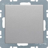 Berker 6710096084 Blindverschluss mit Zentralstück Q.x alu samt. lackiert