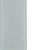 Berker 75144034 Glas-Sensor 4fach Komfort TS Sensor. alu