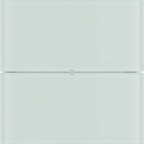 Berker 75162590 Tastsensor 2fach Komfort B.IQ Glas. polarweiß