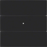 Berker 75163592 Tastsensor 3fach Komfort B.IQ Glas. schwarz