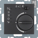 Berker 75441185 Temperaturregler mit Tasterschnittstelle B.3/B.7 anthrazit. matt