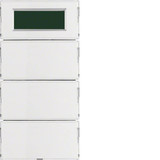 Berker 75663780 Tastsensor 3fach mit RTR. Display S.1/B.3/B.7 für weiß und polarweiß