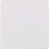 Berker 75940489 Zentralplatte für Sensoreinsatz S.1/B.3/B.7 polarweiß. matt/samt