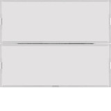Berker 80162770 Tastsensor 2fach Komfort mit Beschriftungsfeld KNX K.1 polarweiß glänzend