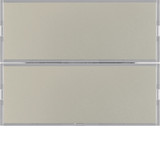 Berker 80162773 Tastsensor 2fach Komfort mit Beschriftungsfeld KNX K.5 edelstahl matt. lackiert