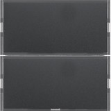 Berker 80162785 Tastsensor 2fach Komfort mit Beschriftungsfeld KNX S.1/B.x anthrazit/alu