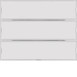 Berker 80163770 Tastsensor 3fach Komfort mit Beschriftungsfeld KNX K.1 polarweiß glänzend