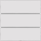 Berker 80163780 Tastsensor 3fach Komfort mit Beschriftungsfeld KNX S.1/B.x weiß/polarweiß