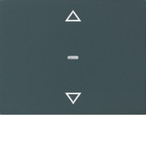 Berker 80961275 Abdeckung für Tastsensor-Modul 1fach mit Pfeil-Symbol K.x anthrazit