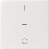 Berker 80962229 Abdeckung für Tastsensor-Modul 1fach mit I/O-Symbol Q.x polarweiß